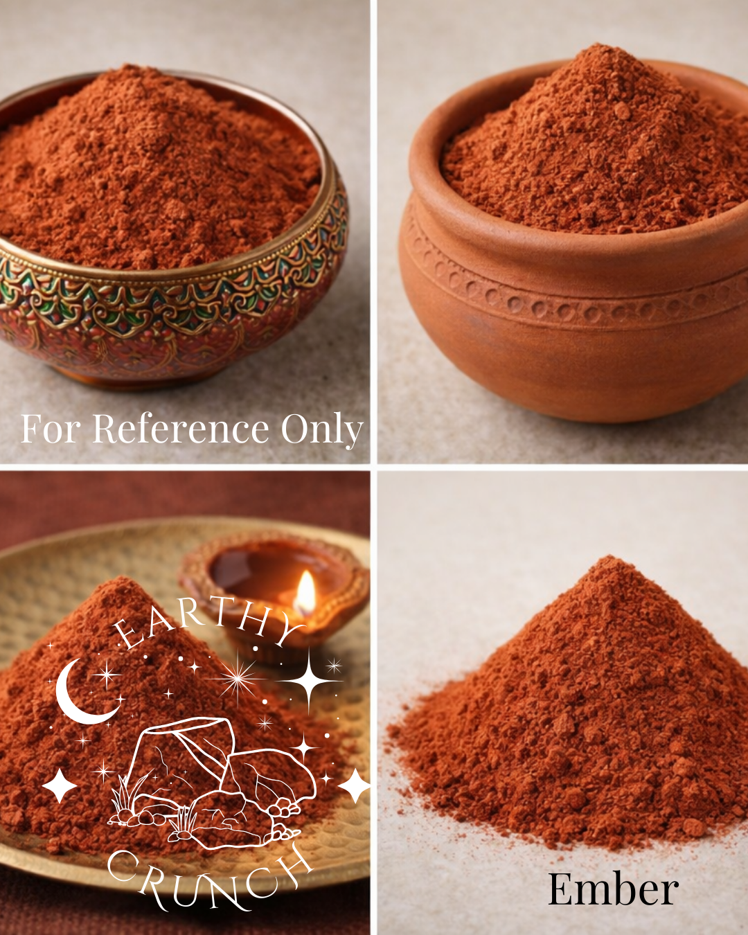 Indian Clay Crumbs, Dusts and Fine Powders for DIY Treats