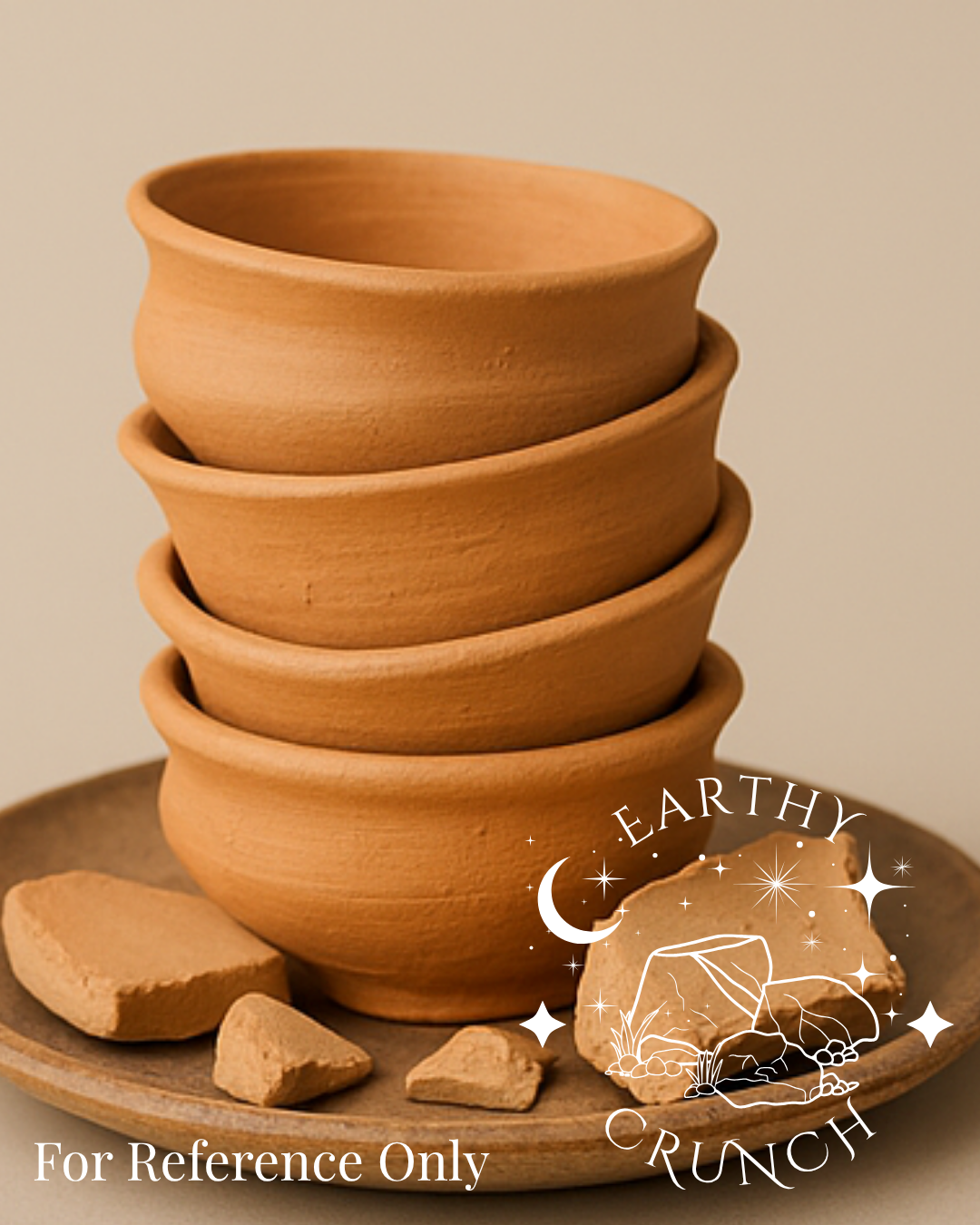 Large Whole Kolkota Clay Pot x1- Edible clay pots for Pica