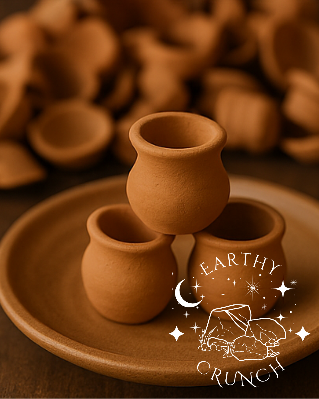 Soft Mexican Mini Clay Pots (150g)