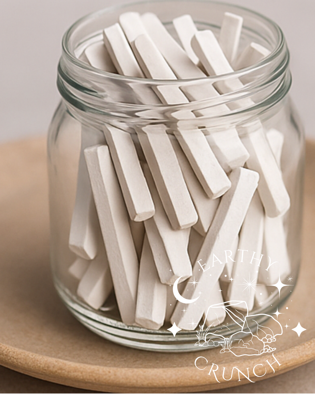 White Slate Pencils – Chalky Edible Indian Shale Stone Sticks