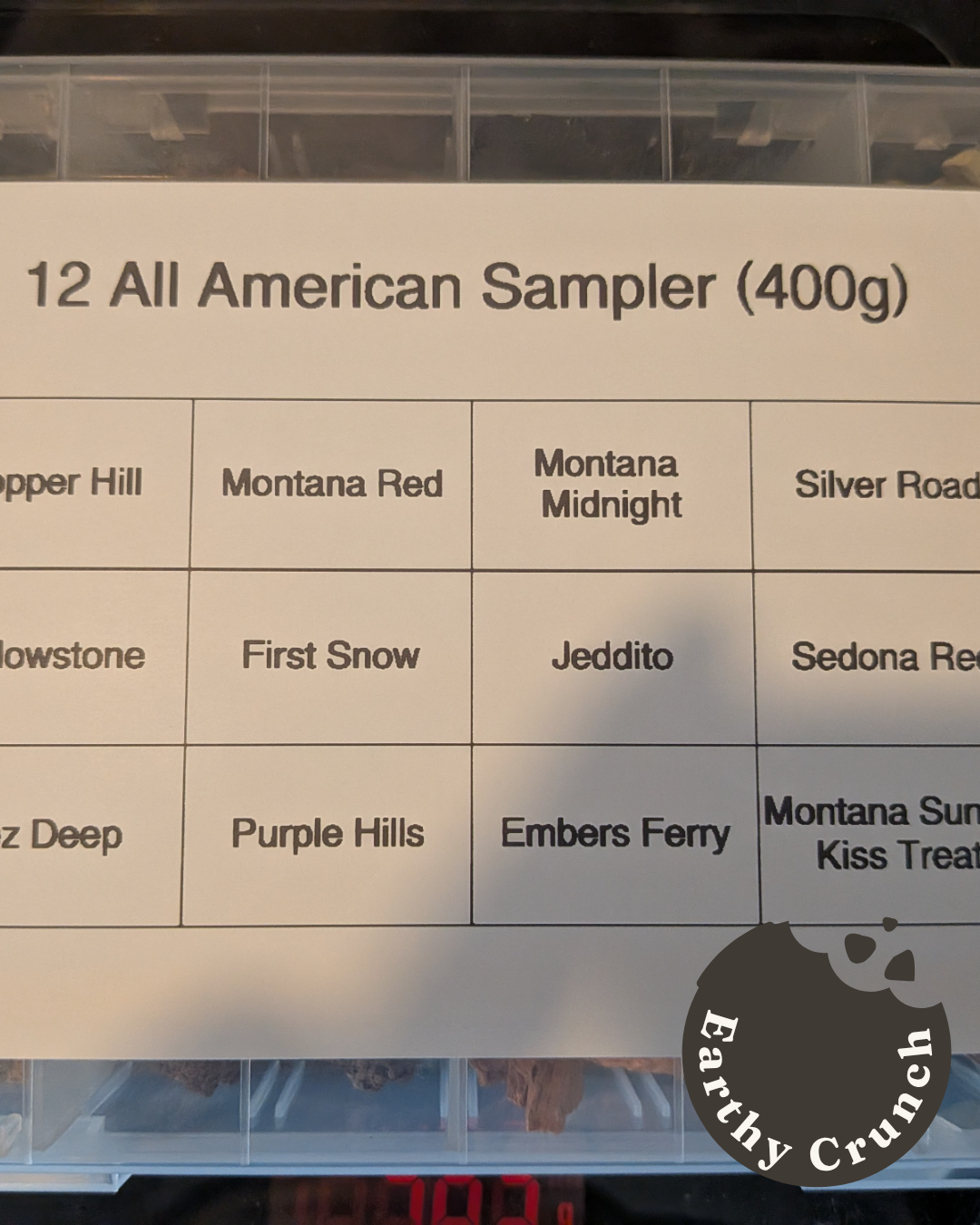All North American Clay Experience Sampler – Mixed edible clay collection from the United States, Stash Box included