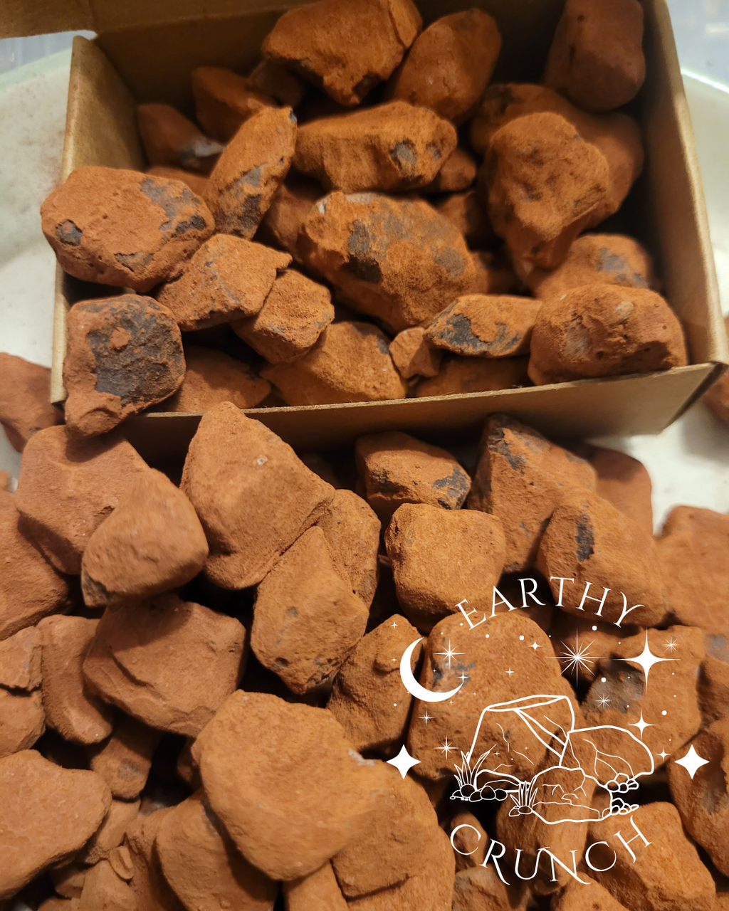 Dryfruit Pakora - Dry fruit coated in Red Khadi - Clay treats for Pica/ Geophagia