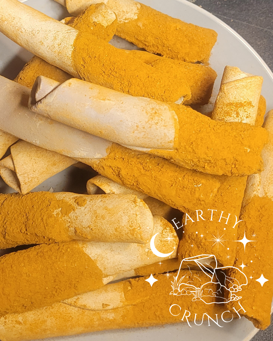 Takis White - Colombian Kaolin dipped in Terron Clay roll treats