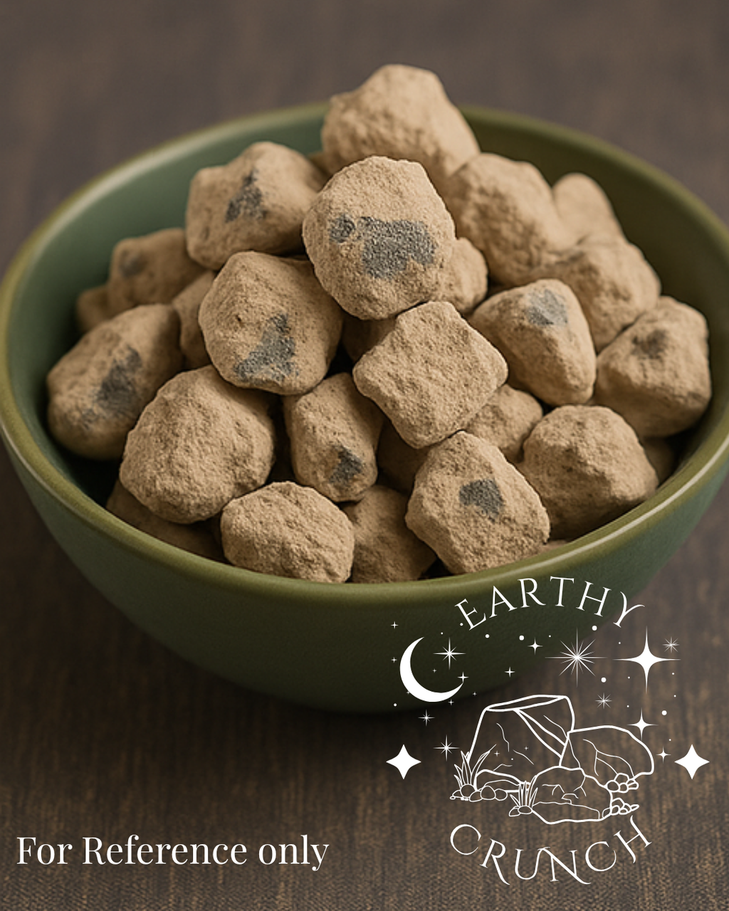 Cement Pakora - Dryfruit coated in Indian edible cementy clays