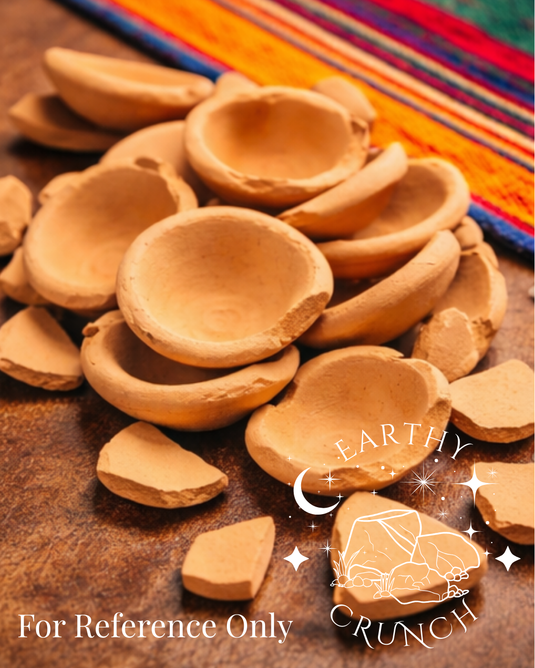 Broken Platitos - Mexican terracotta (Barro) clay treats for Pica/Geophagia