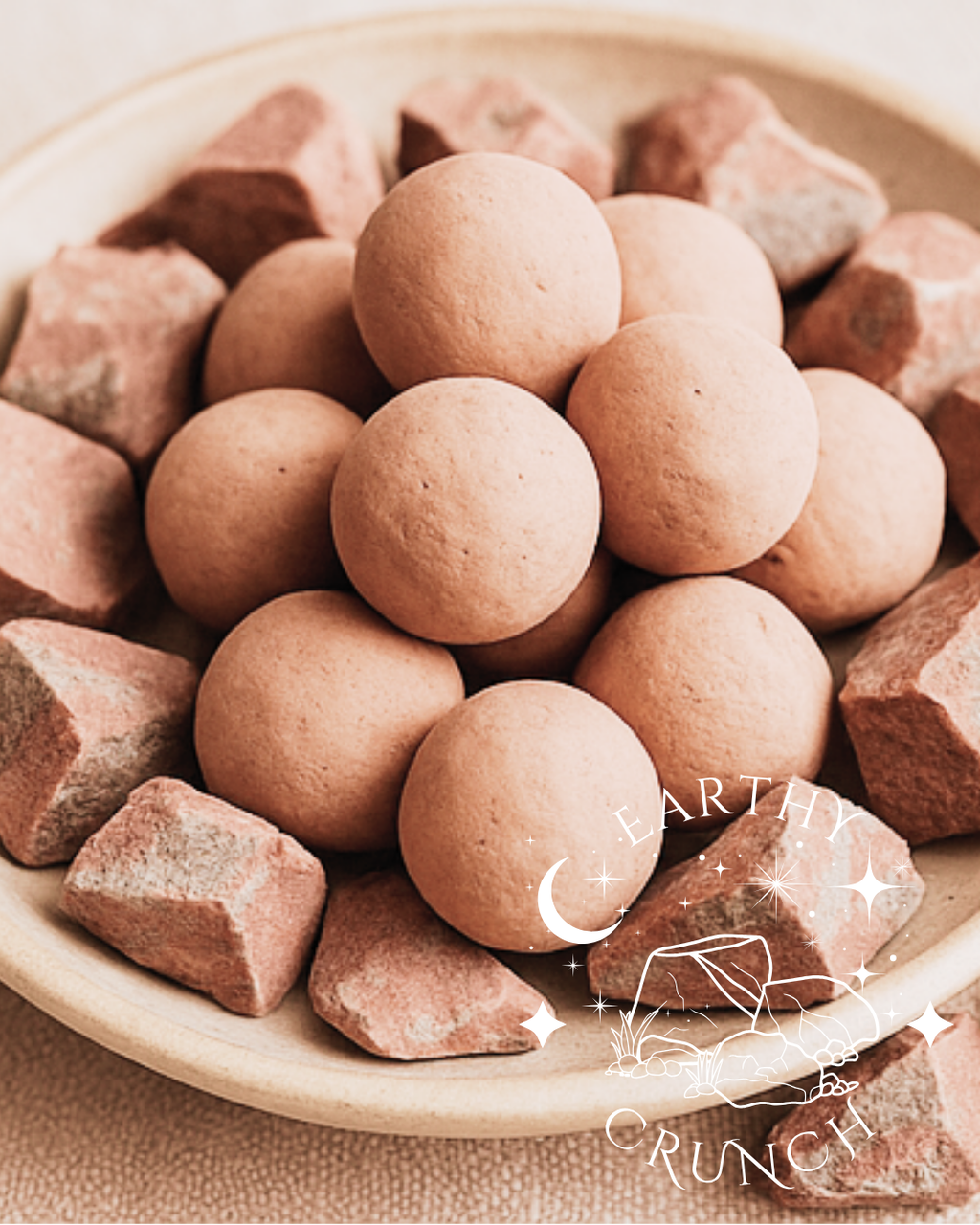 Pink Ladoo Balls  - Earthy Indian clay treats