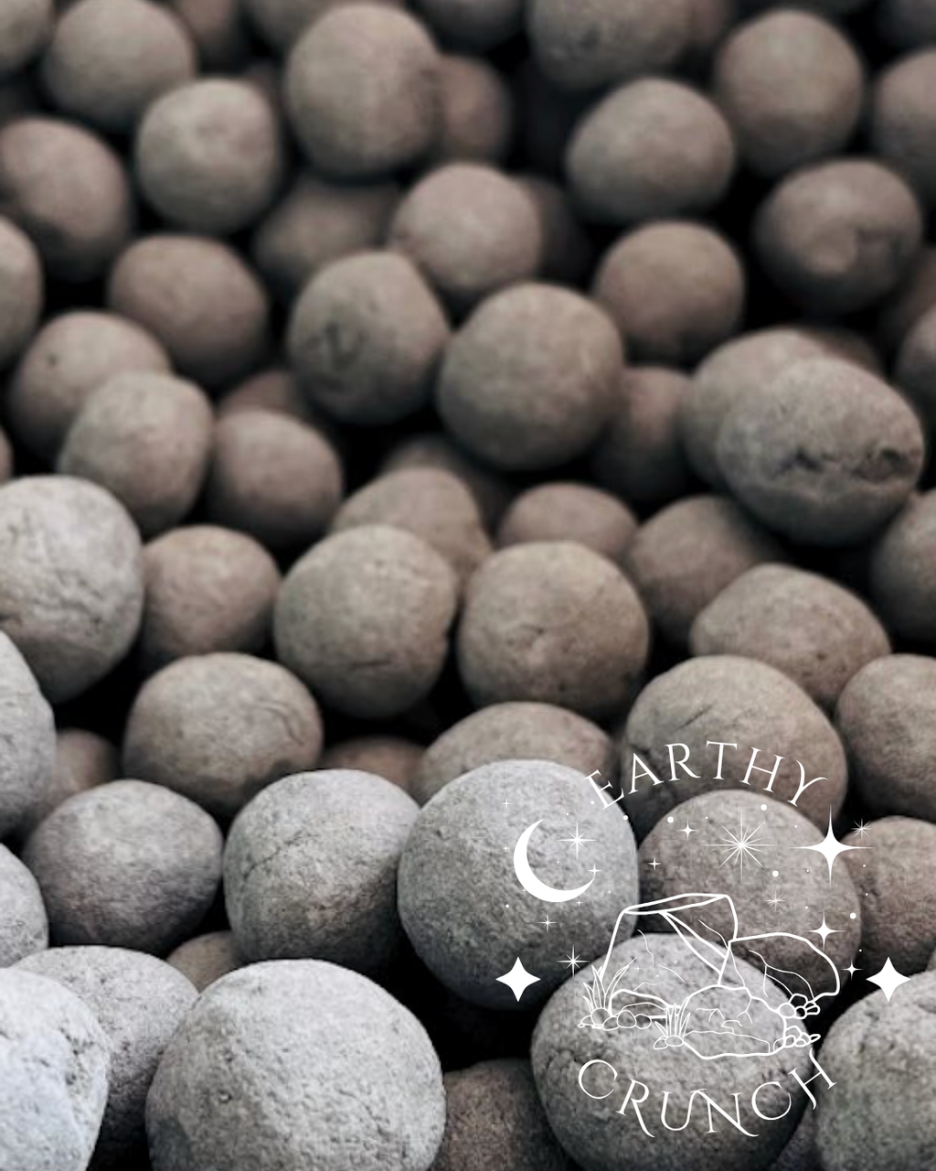 Black Clay Gems - Edible clay treats for Pica