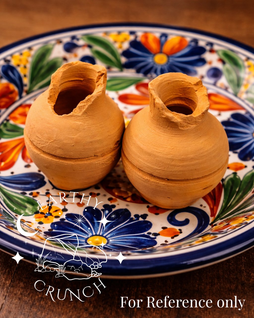 Mexican Cantarito Clay Pots (Whole) - Barrito Pedaceria de Cantarito - Mexican terracotta clay pots