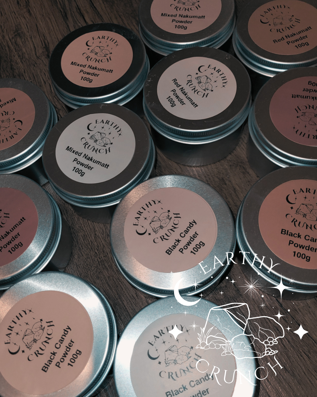 Clay Powder Tins (100g)