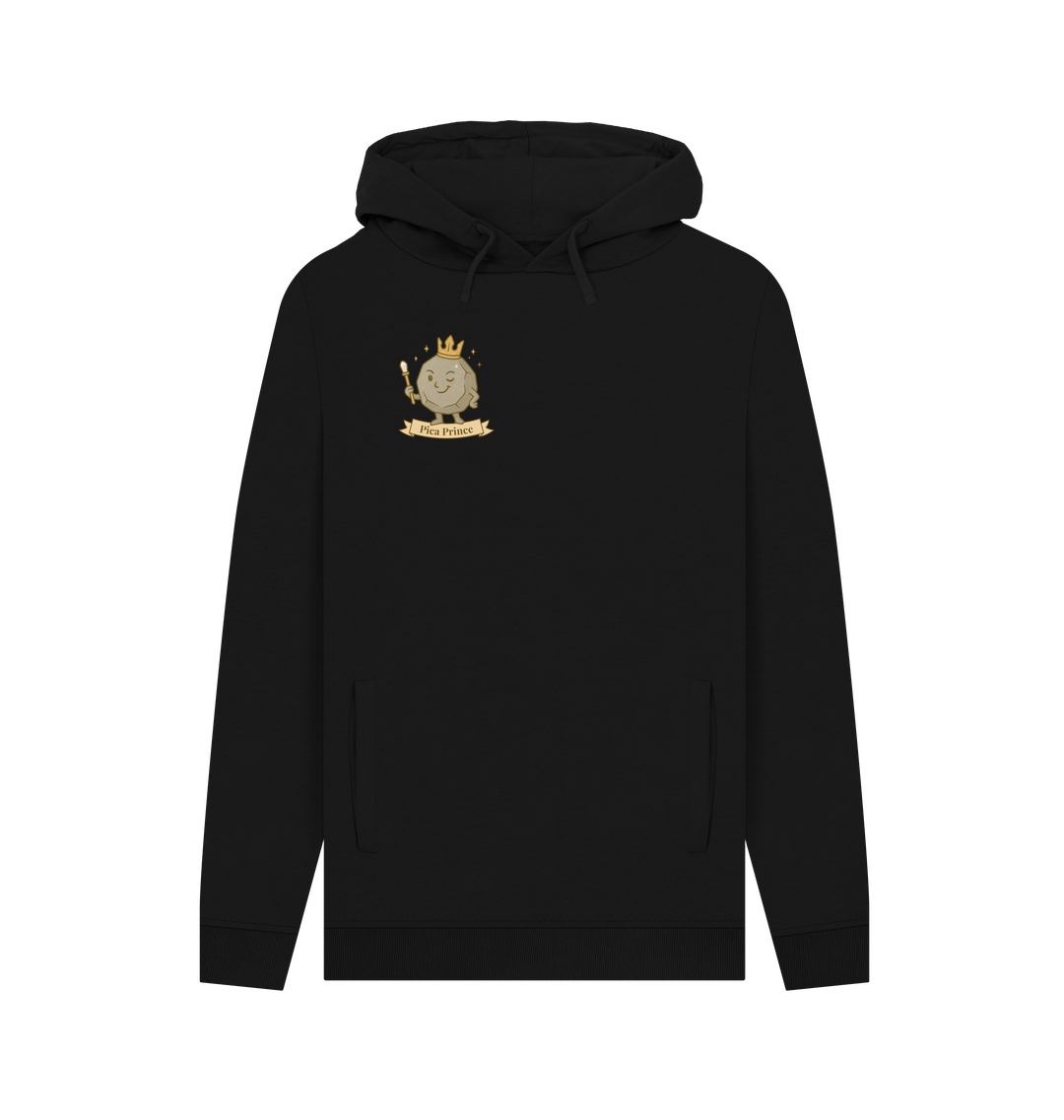 Black Printed Hoody