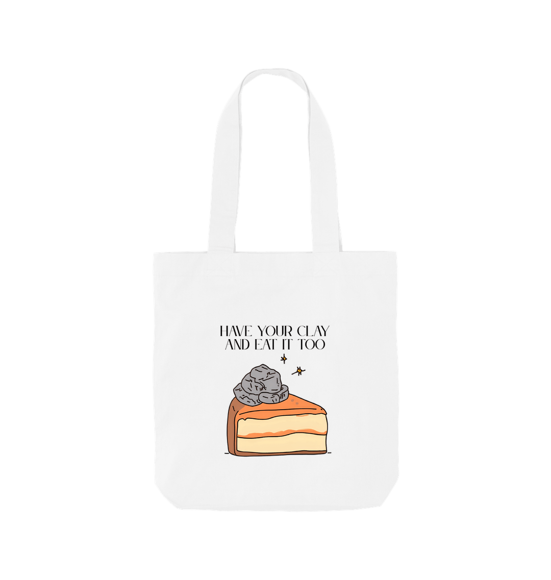 White Printed Bag