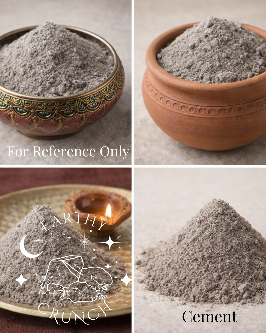 Indian Clay Crumbs, Dusts and Fine Powders for DIY Treats