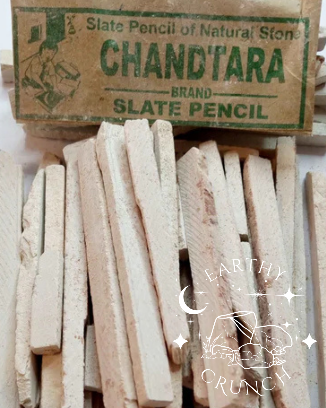 White/Mixed Slate Pencils (Top Indian Brands! inc. Chandtara, Metro Gold, Swastik, Sundeep Premium) - Edible Shale stone for Pica/ Geophagia