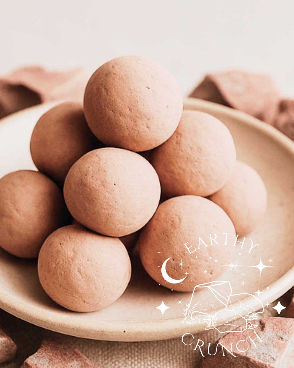 Pink Ladoo Balls  - Earthy Indian clay treats