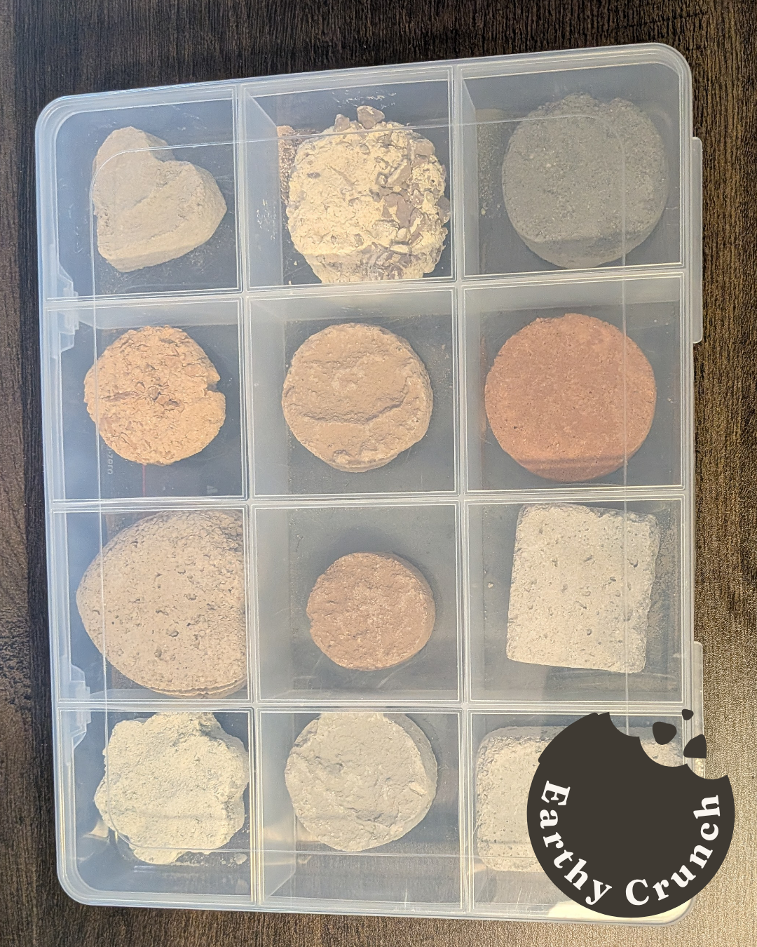The Indian Cookie Vault – Indian Clay Cookie and Biscuit Samples (with Stash Box to keep)