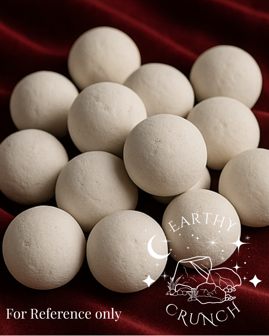 White Slate Balls with crumbs (x4) - Indian Shale Stone treats