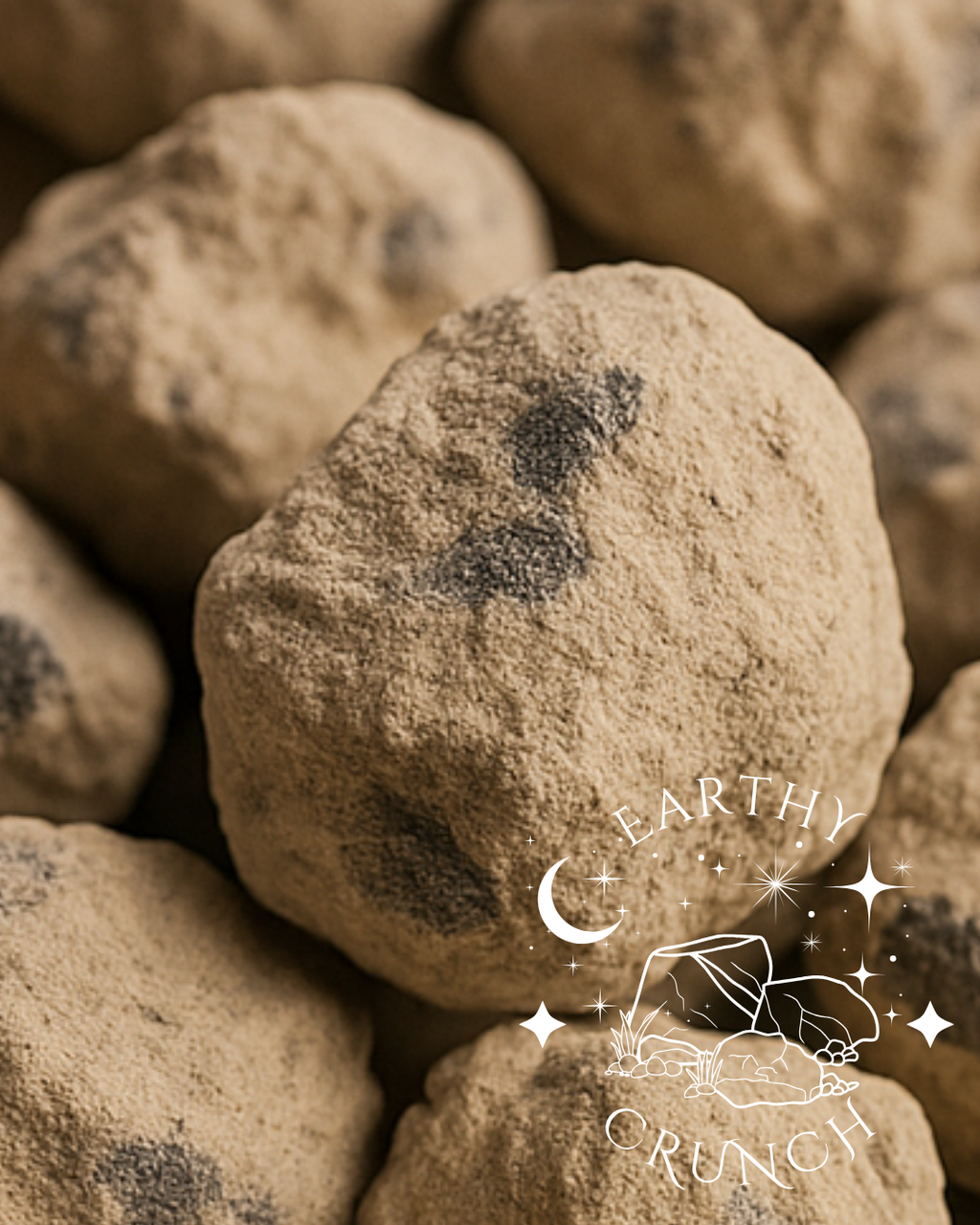 Cement Pakora - Dryfruit coated in Indian edible cementy clays