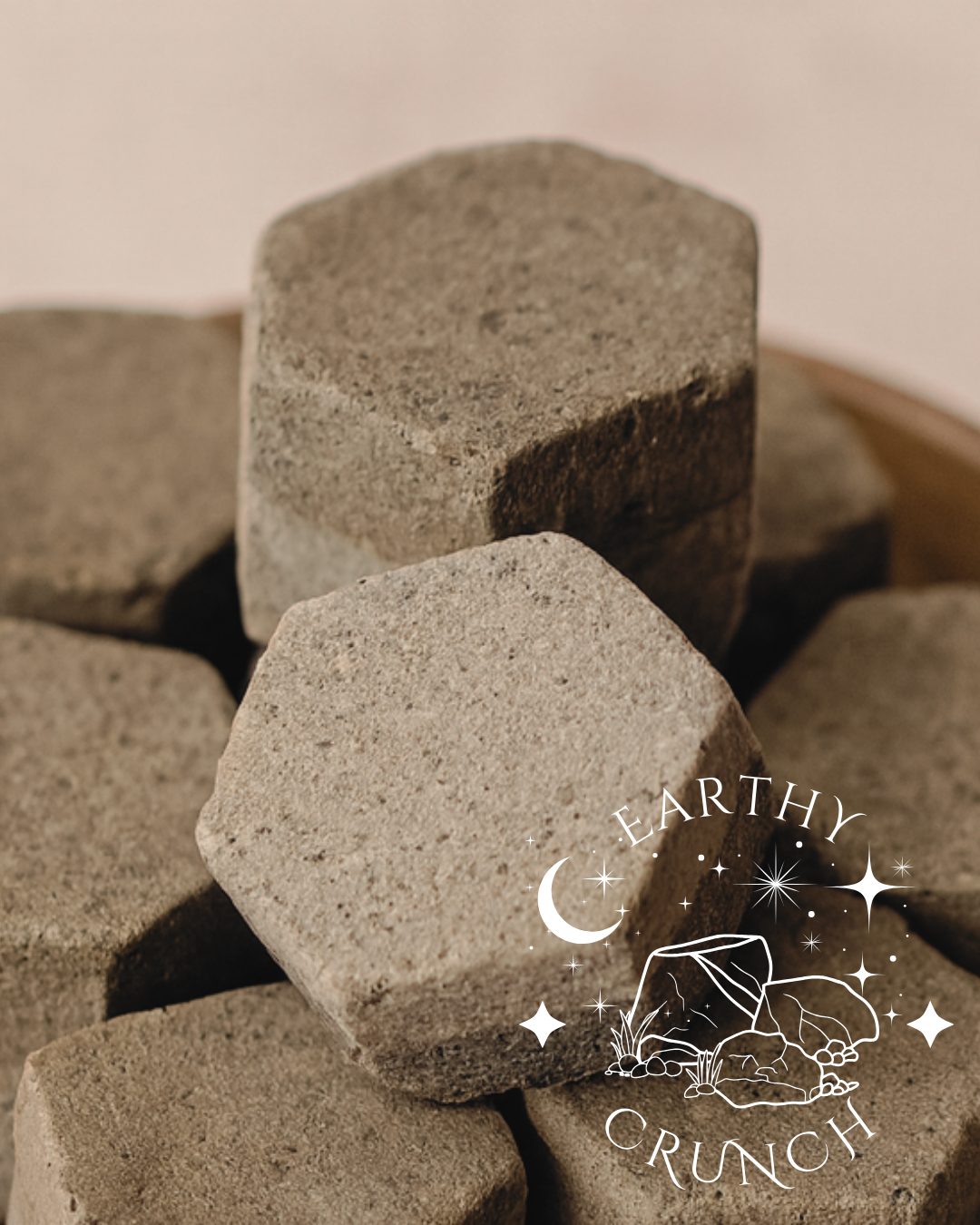 Mix Hex Clay Treat – Grey/Black - Clay treats for Pica/Geophagia