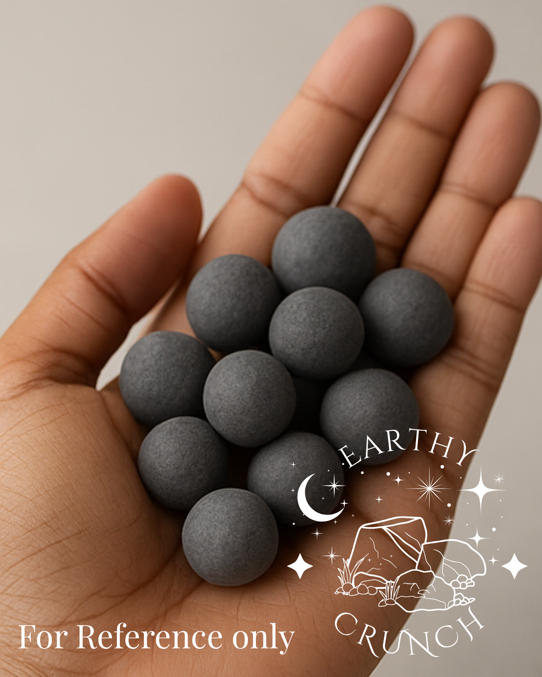 Black Clay Gems (75g) - Edible clay treats for Pica