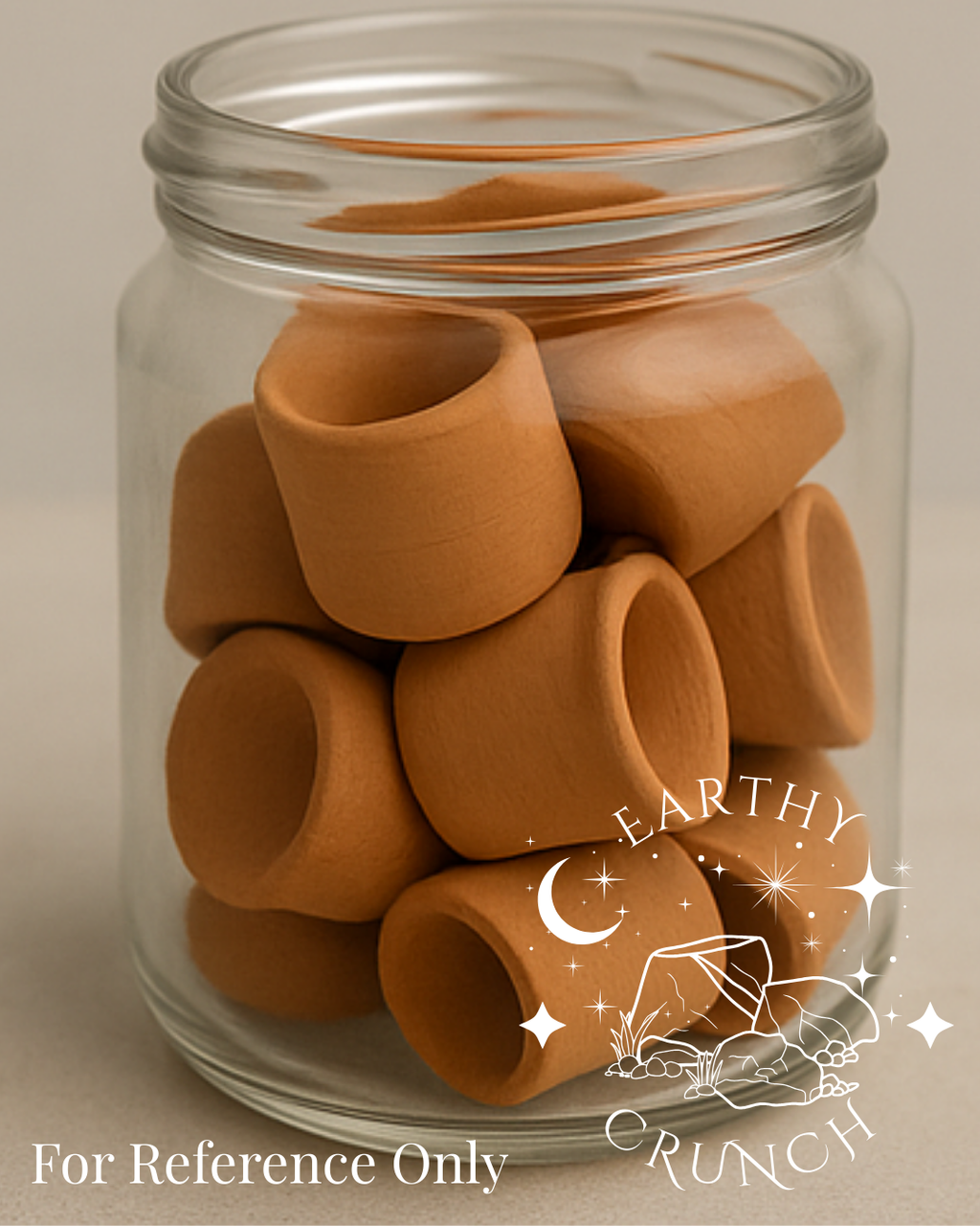 Indian Terracotta Tiny Glasses or Shot Pots - Edible Clay pots for Pica/Geophagia
