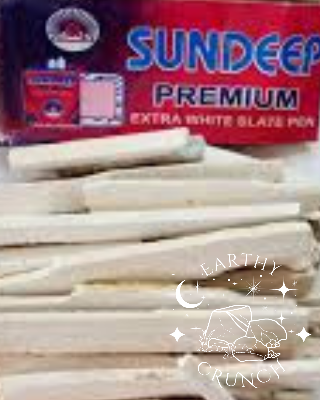 White/Mixed Slate Pencils (Top Indian Brands! inc. Chandtara, Metro Gold, Swastik, Sundeep Premium) - Edible Shale stone for Pica/ Geophagia