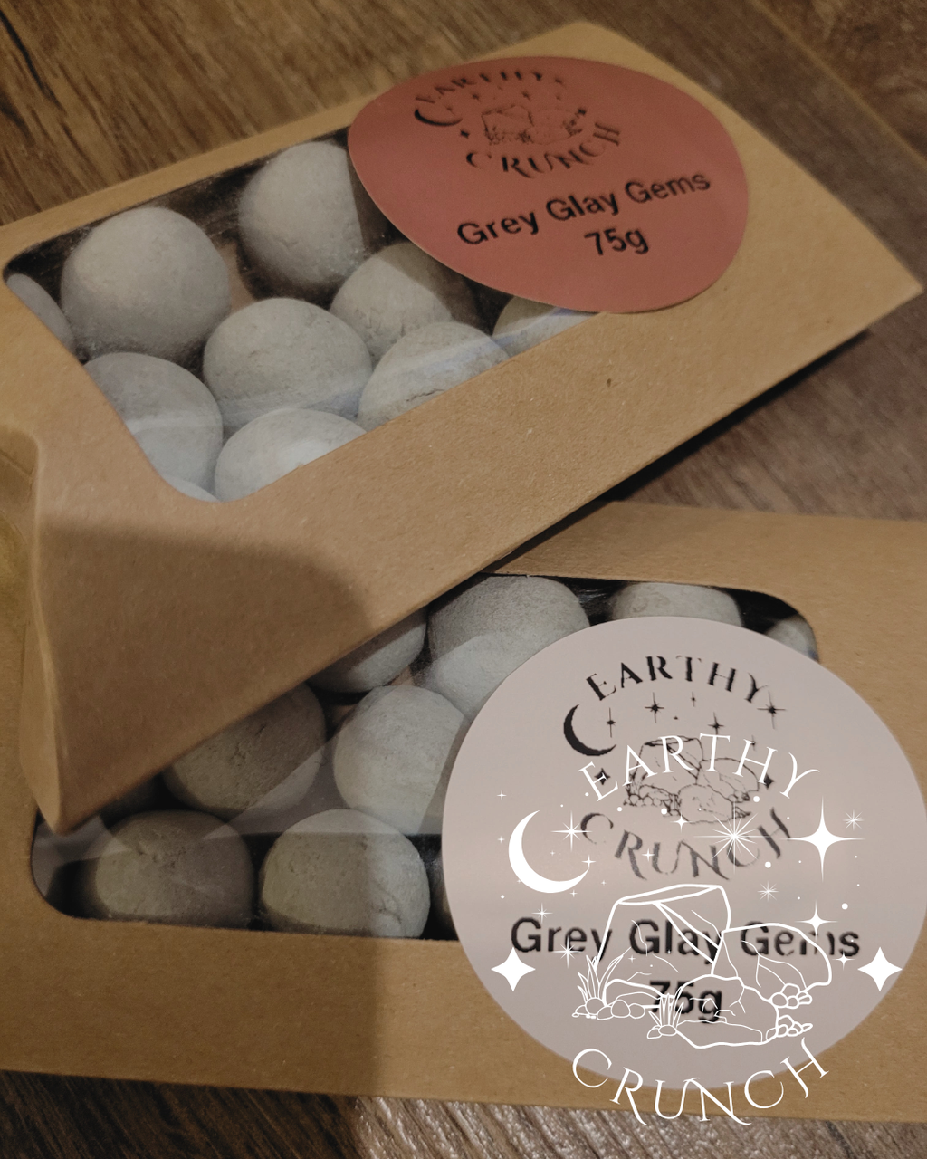 Grey Clay Gems - Edible clay treats for Pica
