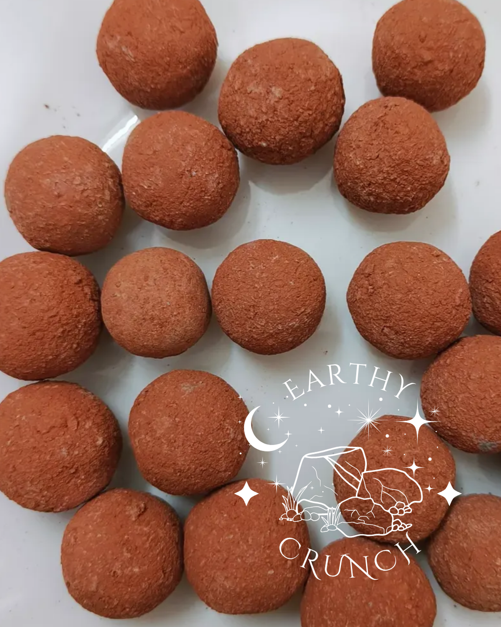 Red Nakumatt Balls (Rose Clay) - Iron-rich Indian clay treats