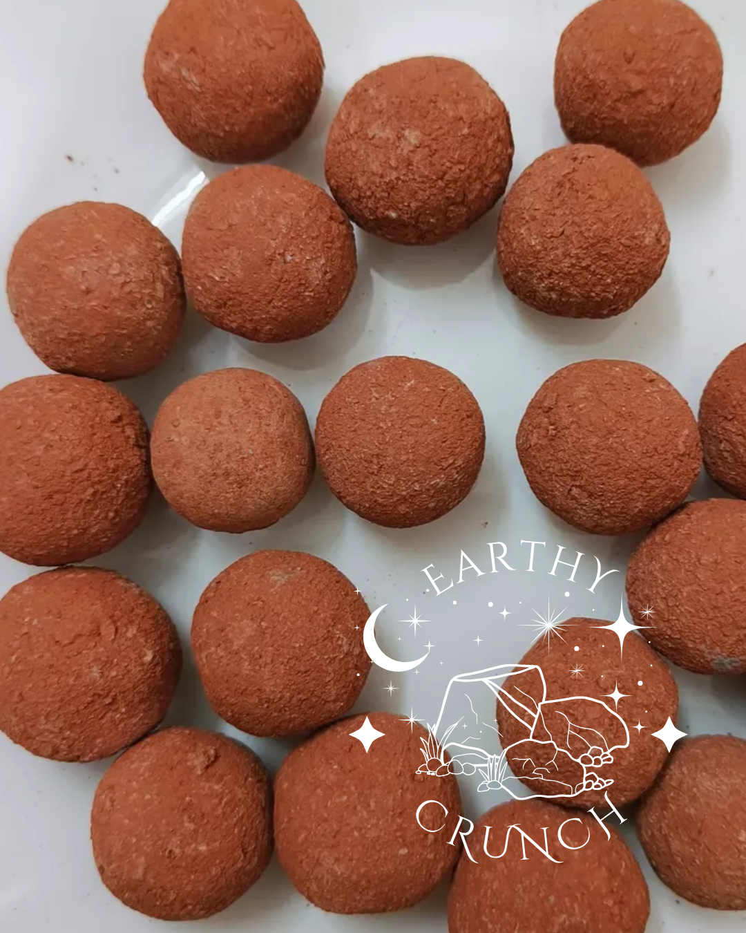 Red Nakumatt Balls (Rose Clay) - Iron-rich Indian clay treats