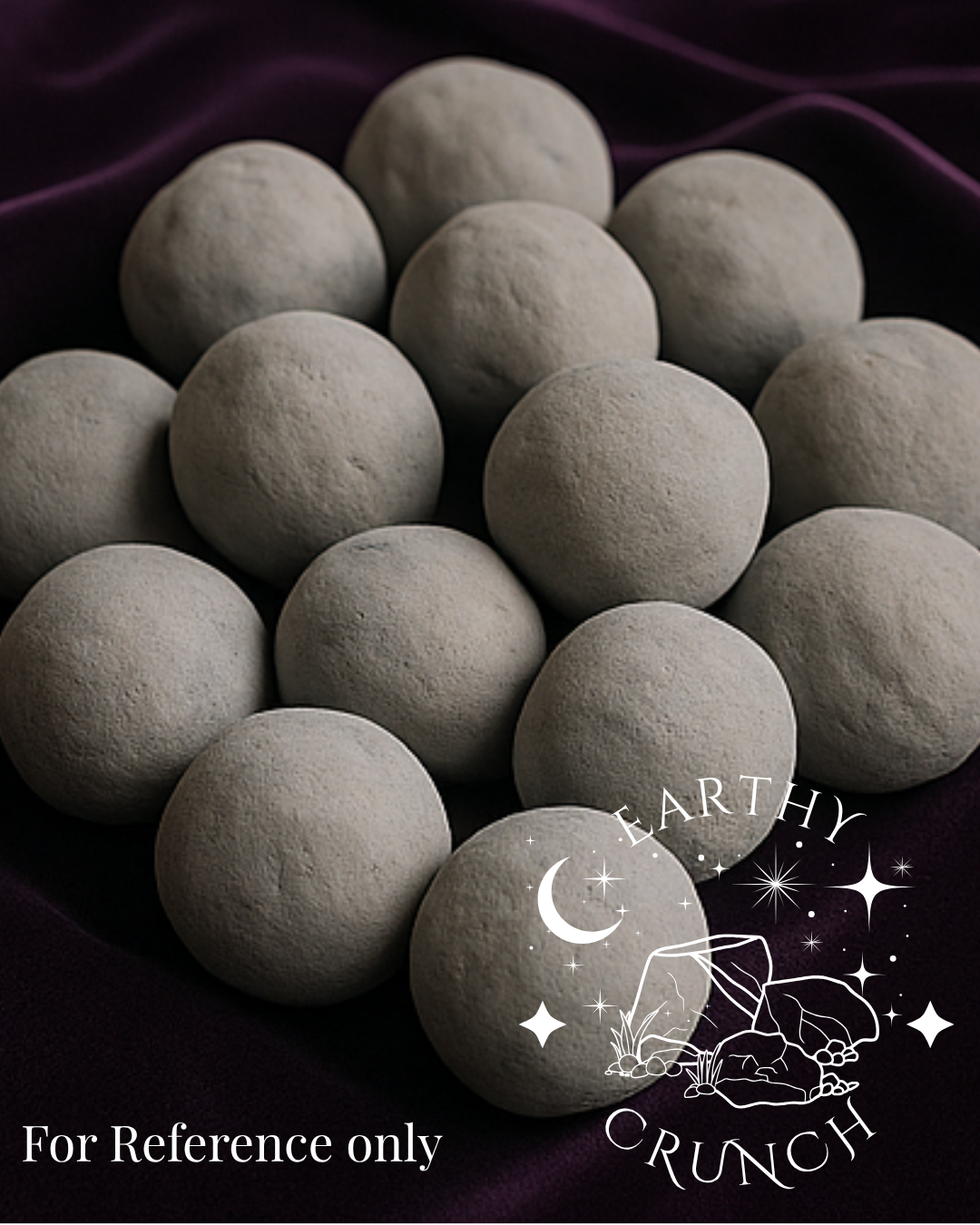 Black Slate Balls with crumbs - Shale Stone treats for Pica/Geophagia
