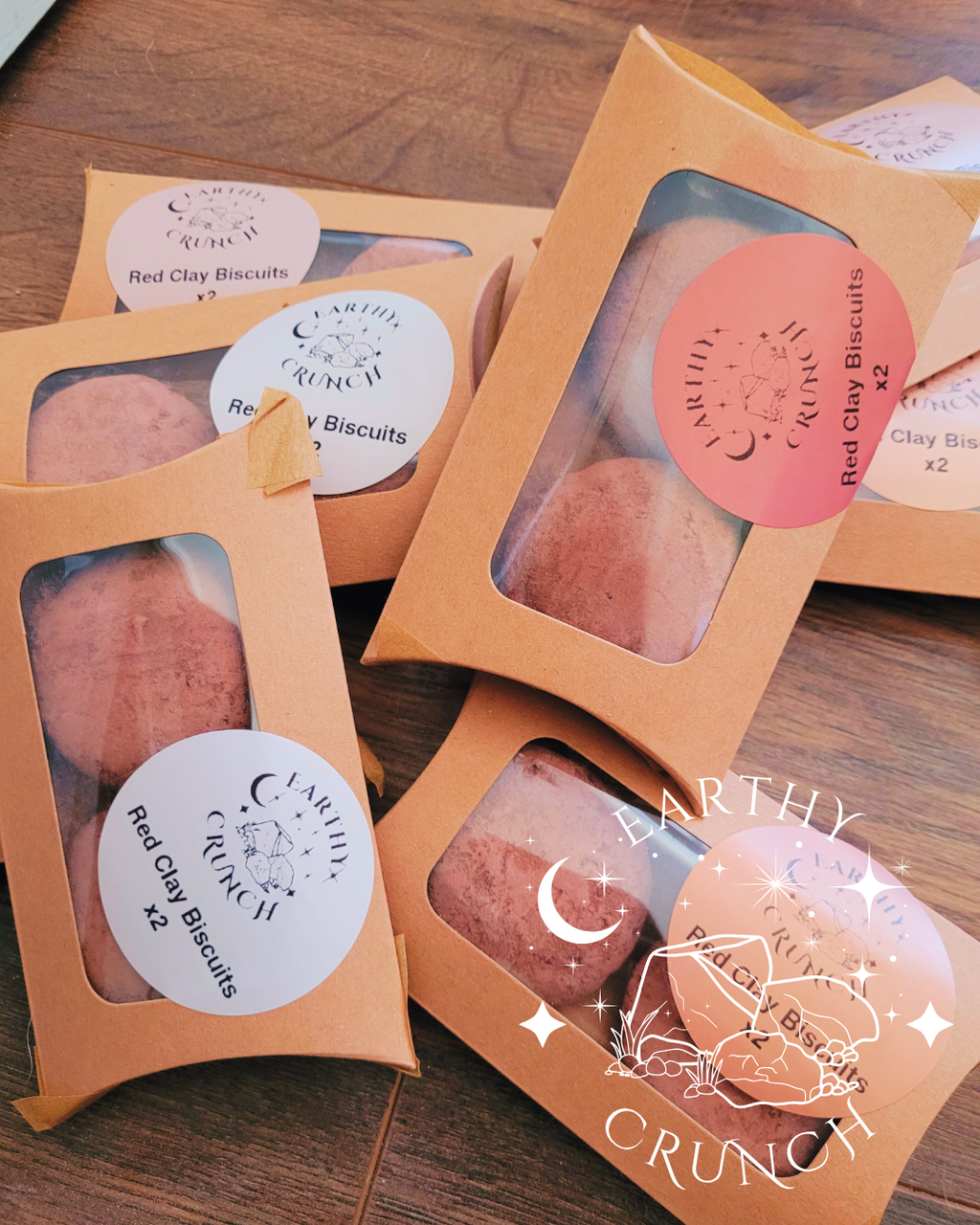 Red Clay Biscuits -  Bestselling deeply earthy Indian Clay treats