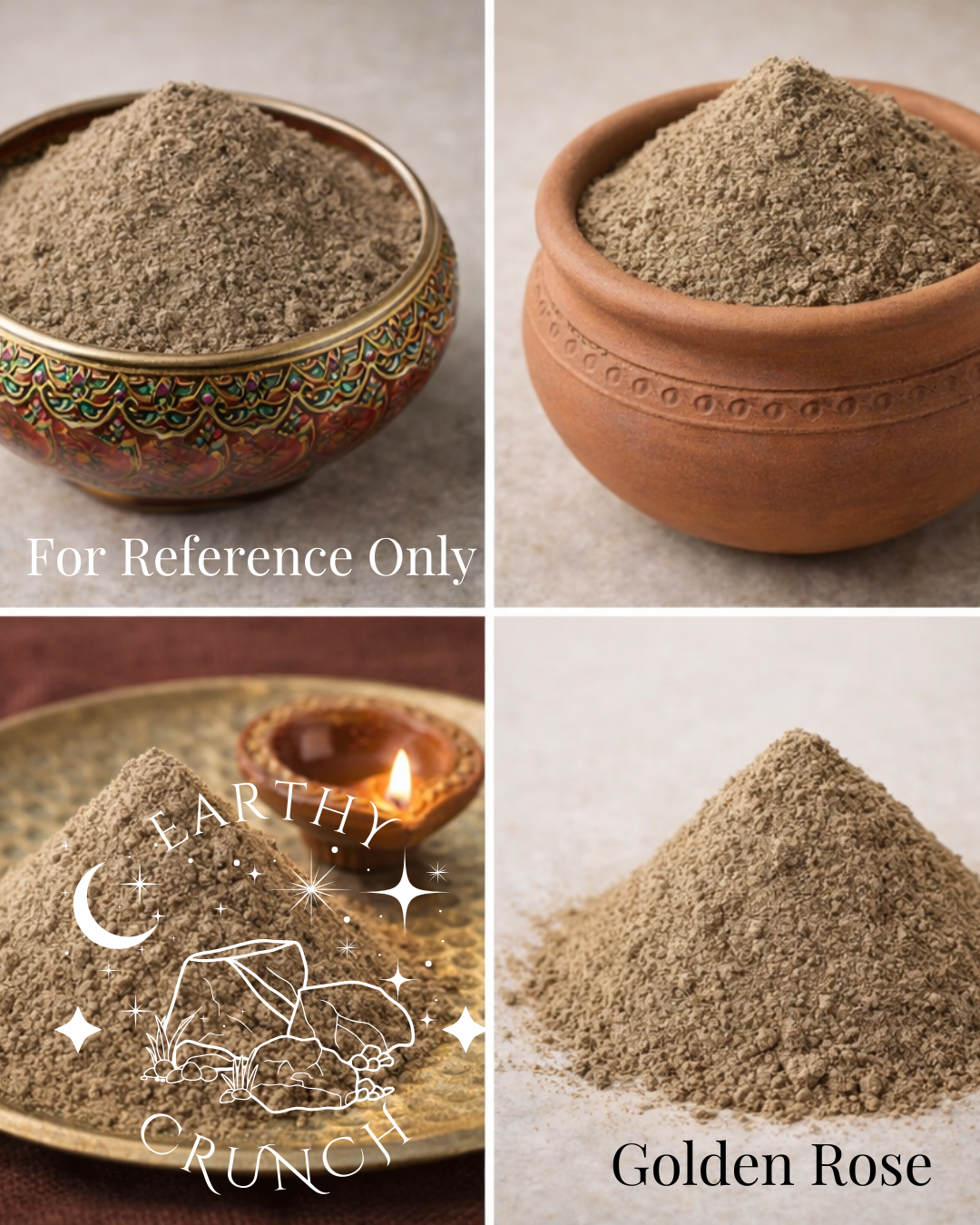 Indian Clay Crumbs, Dusts and Fine Powders for DIY Treats