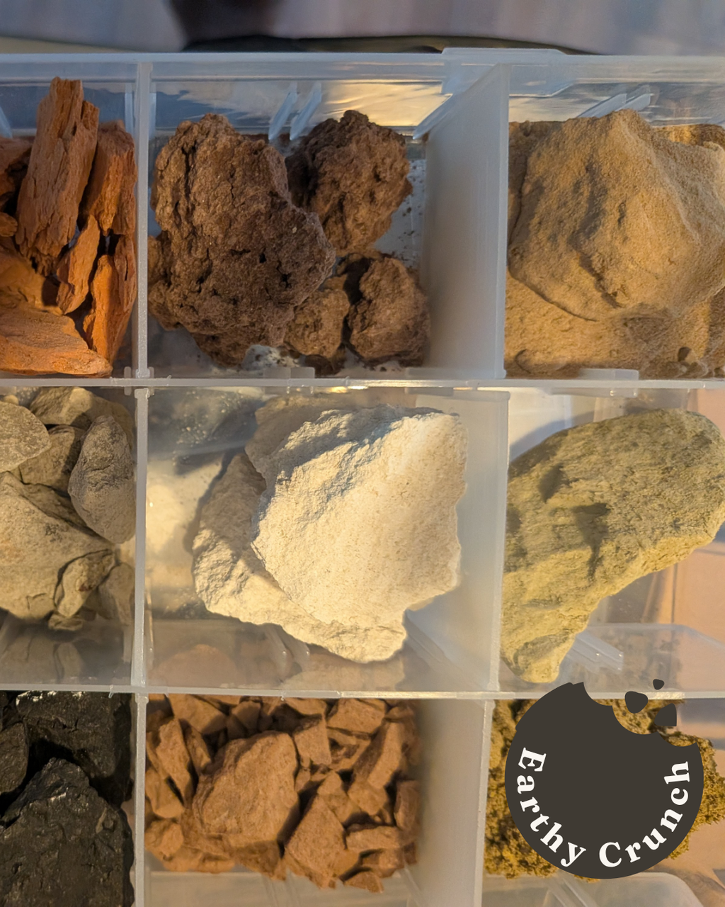 All North American Clay Experience Sampler – Mixed edible clay collection from the United States, Stash Box included