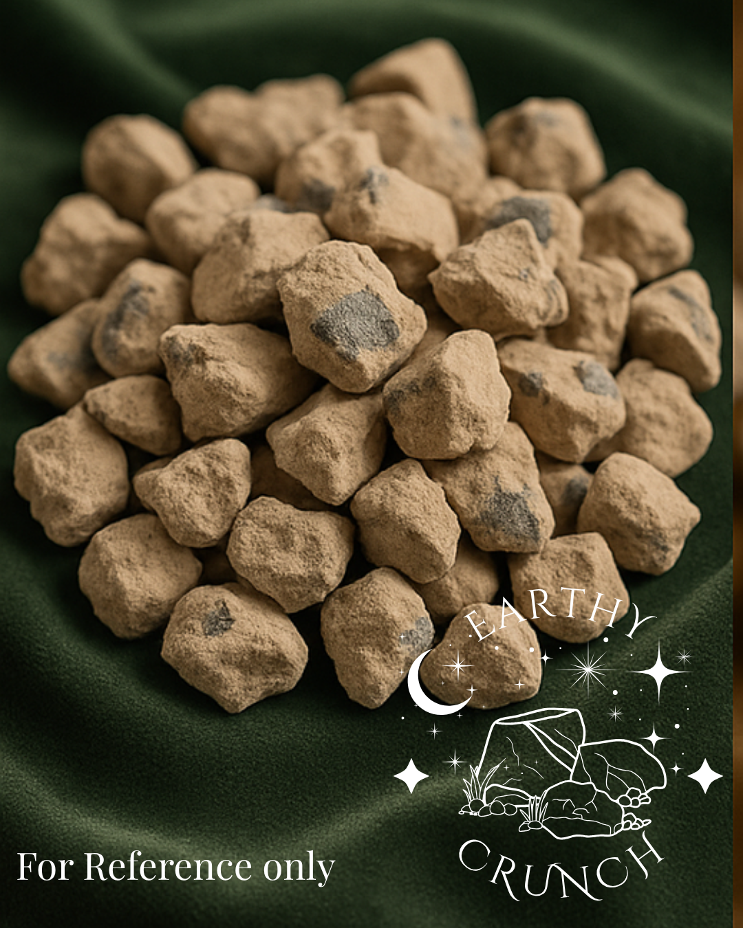 Cement Pakora - Dryfruit coated in Indian edible cementy clays