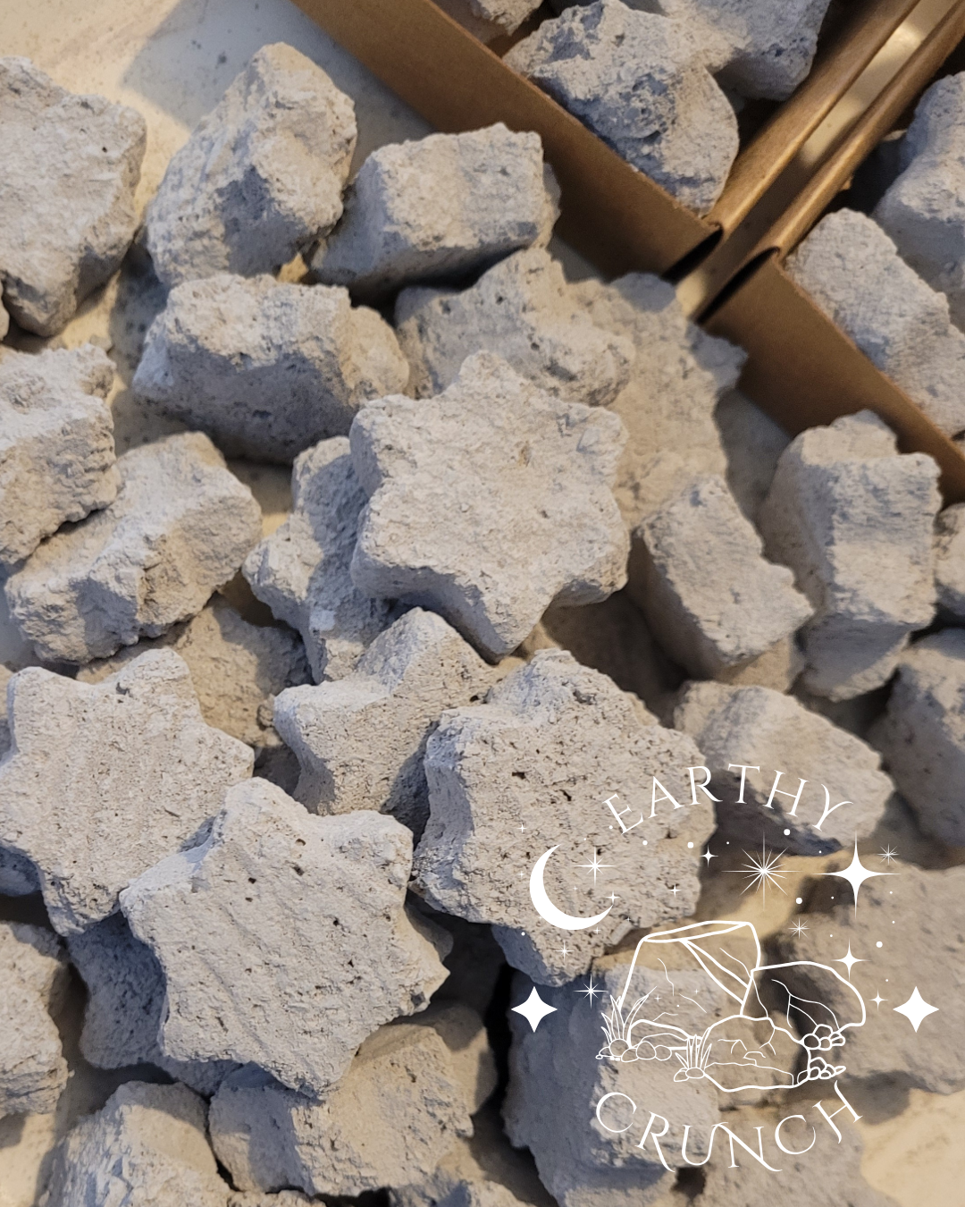 Almond Treats - Cementy, nutty Indian clay treats