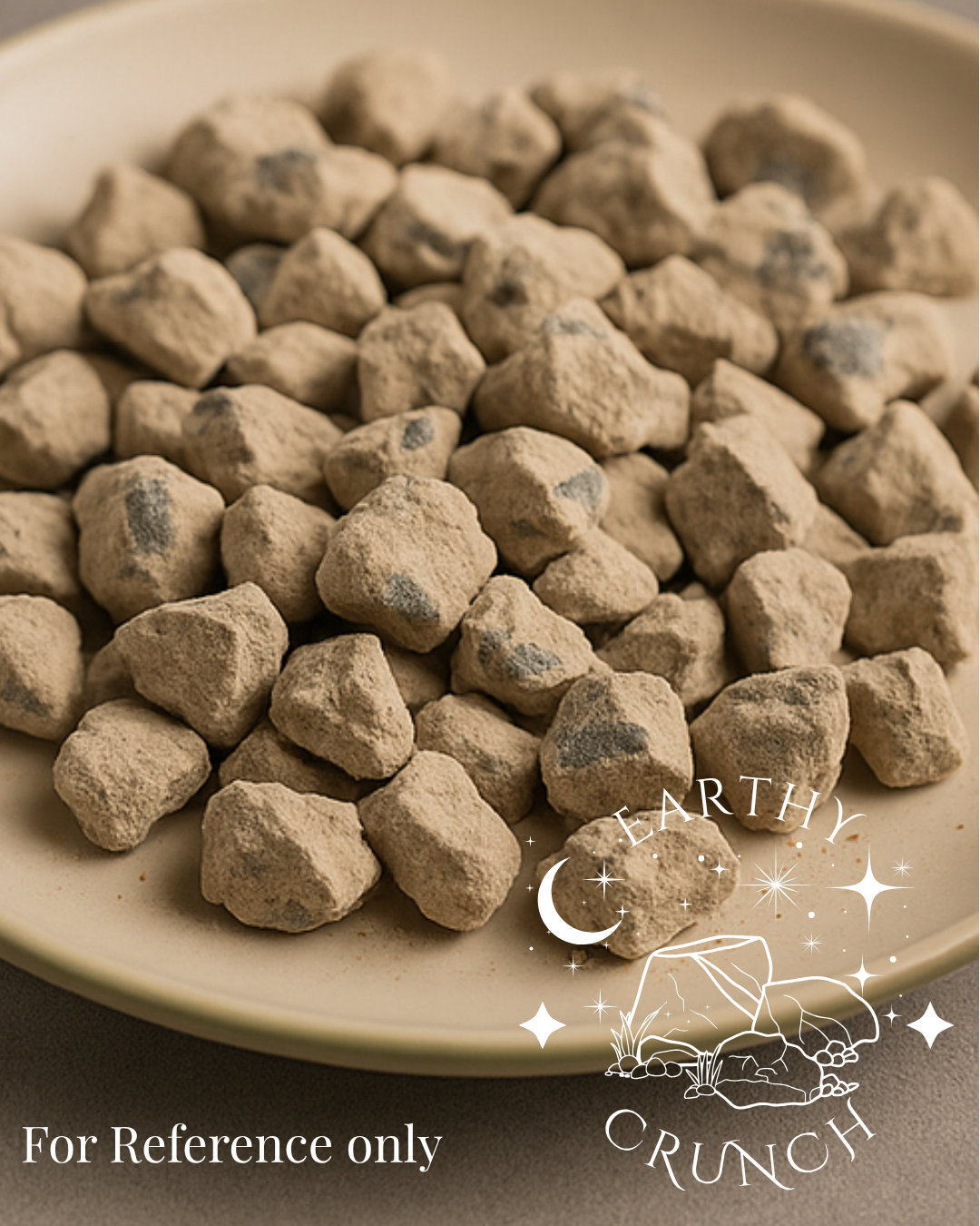 Cement Pakora - Dryfruit coated in Indian edible cementy clays