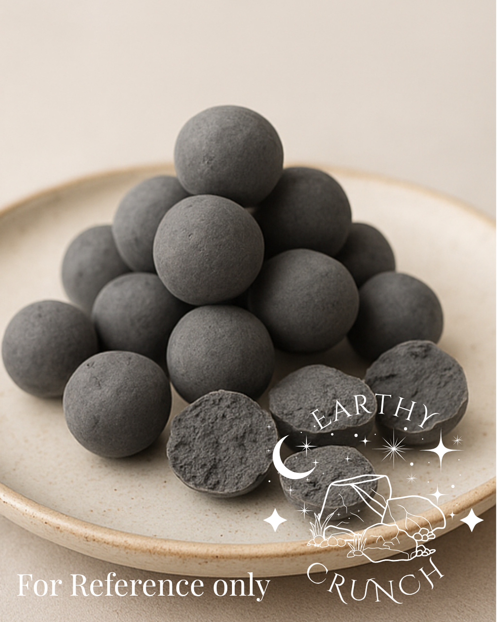 Black Clay Gems - Edible clay treats for Pica