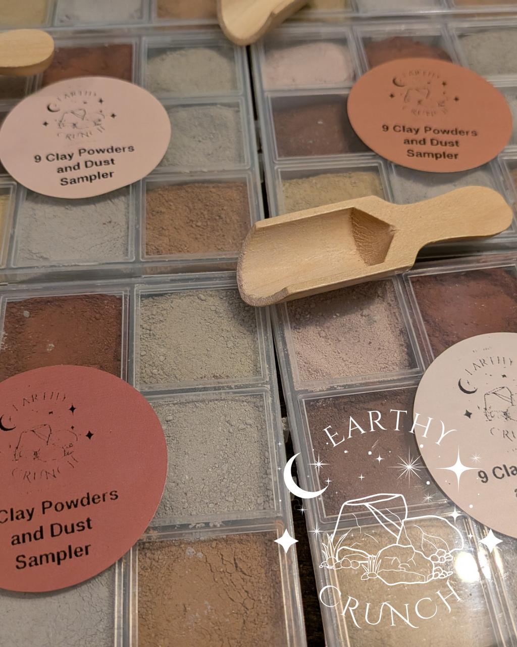 9 Indian Clay Powder and Dust Sampler