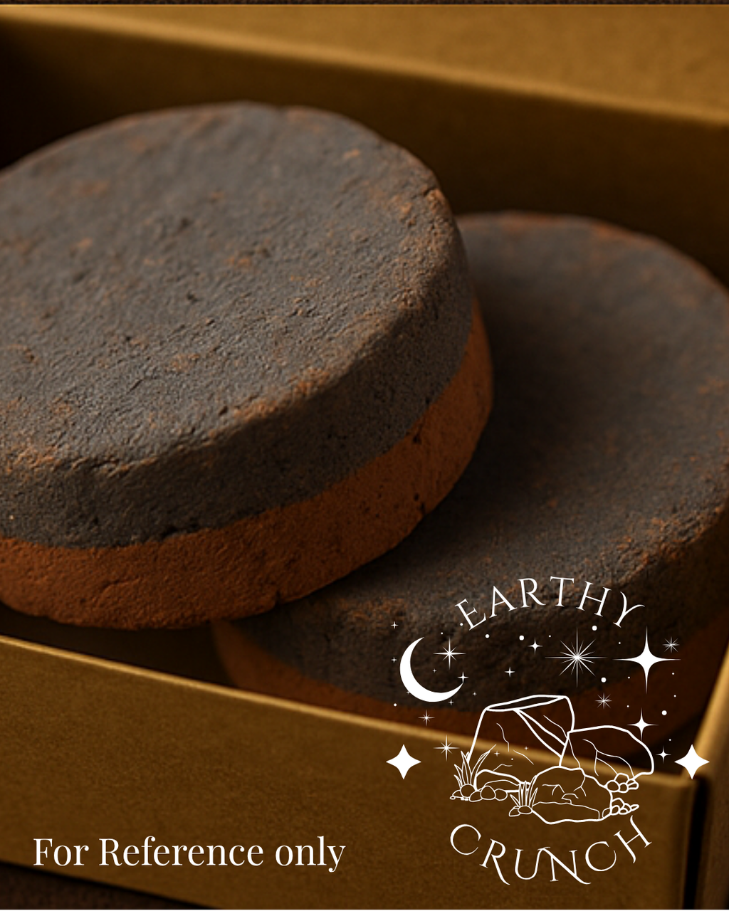 Ember Pucks - Dryfruit and Red Nak (x2) - Smoky Iron-rich Indian clay treats