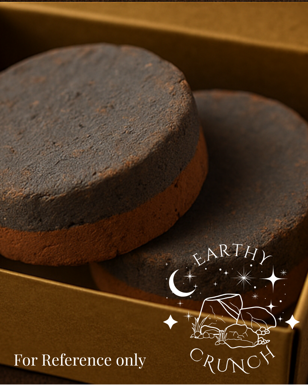 Ember Pucks - Dryfruit and Red Nak (x2) - Smoky Iron-rich Indian clay treats