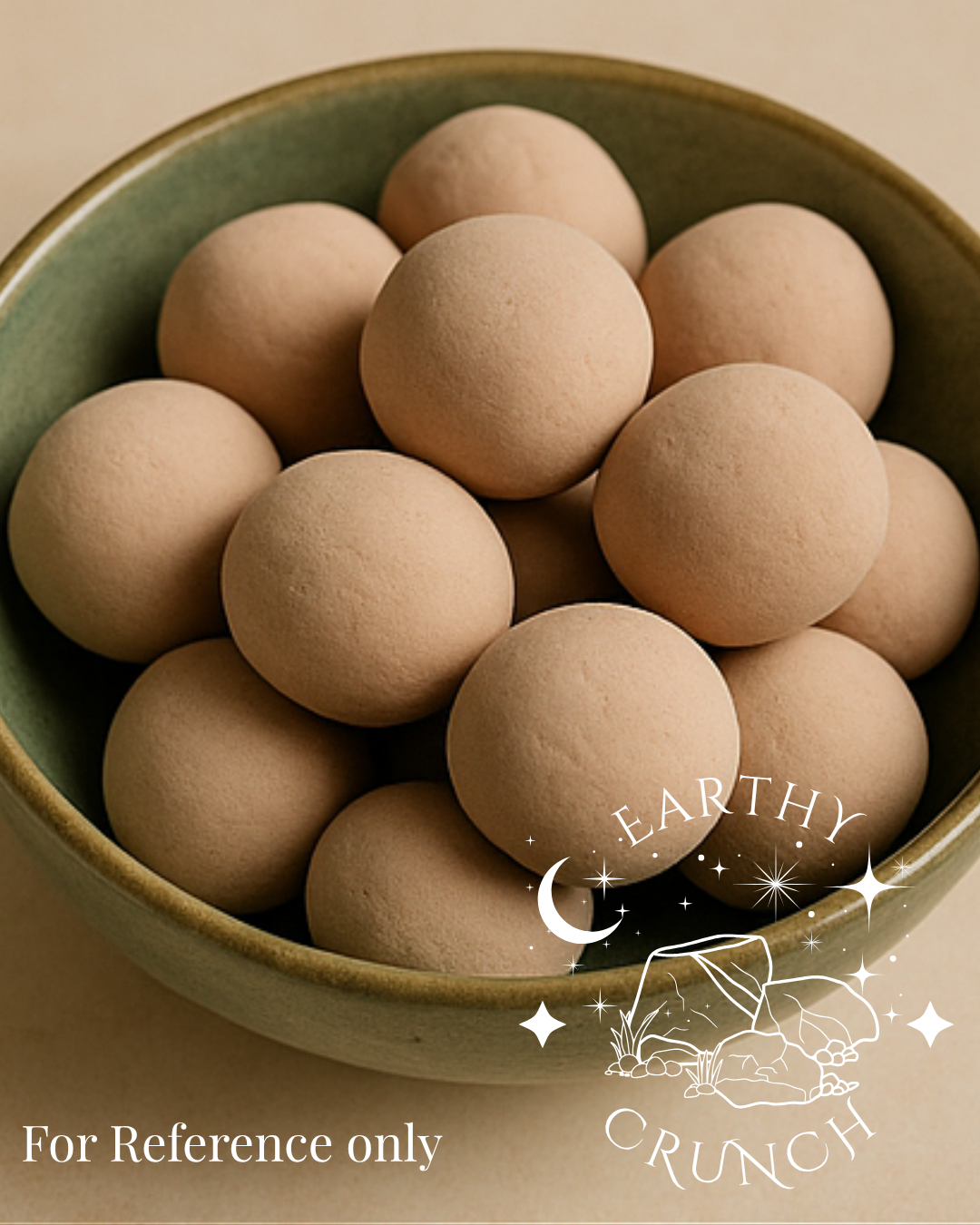 Red Slate Balls with crumbs - Indian Shale Stone treats