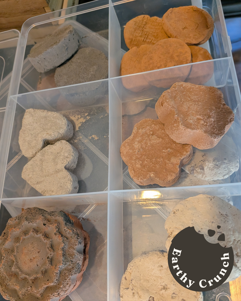 The Indian Cookie Vault – Indian Clay Cookie and Biscuit Samples (with Stash Box to keep)
