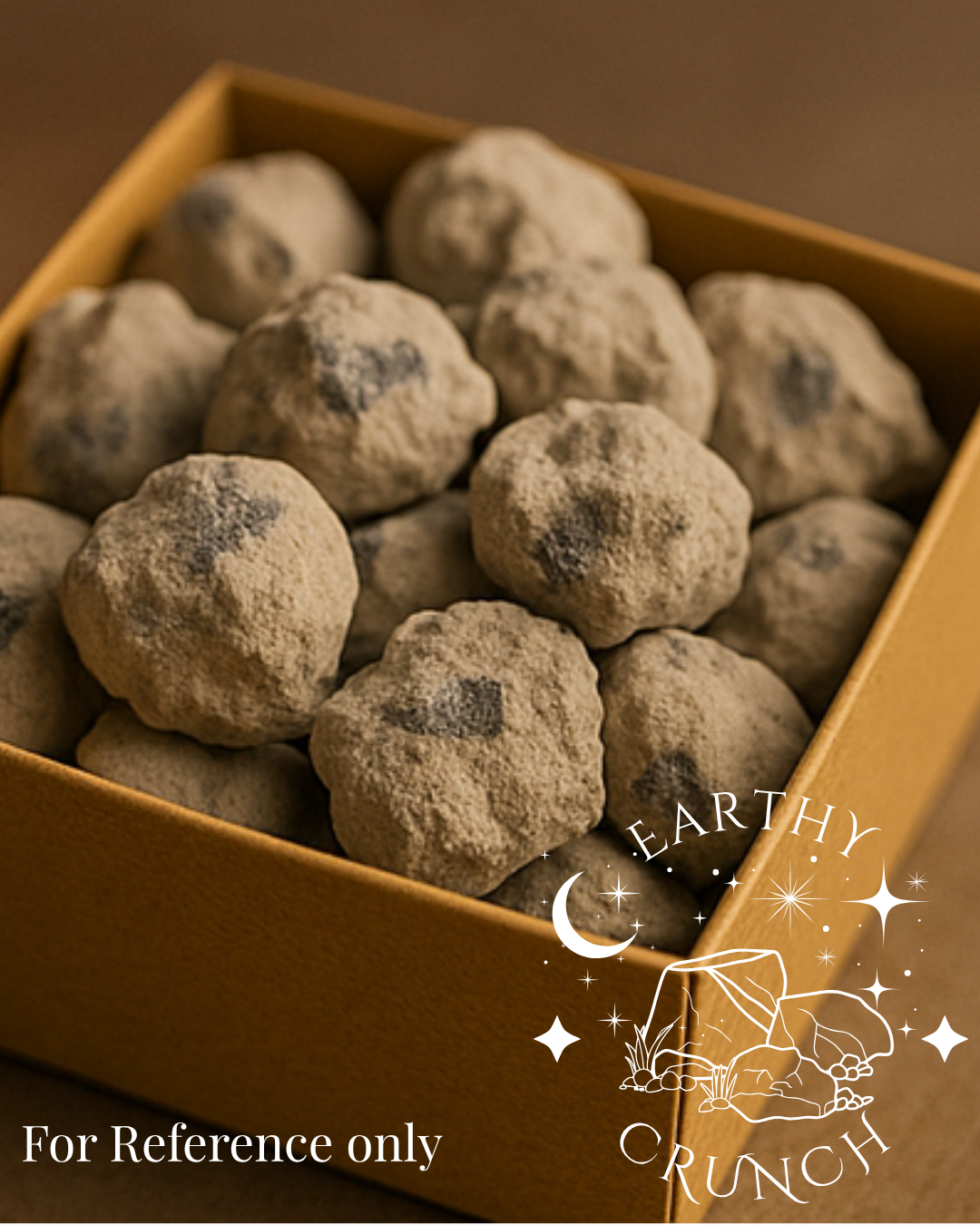 Cement Pakora - Dryfruit coated in Indian edible cementy clays