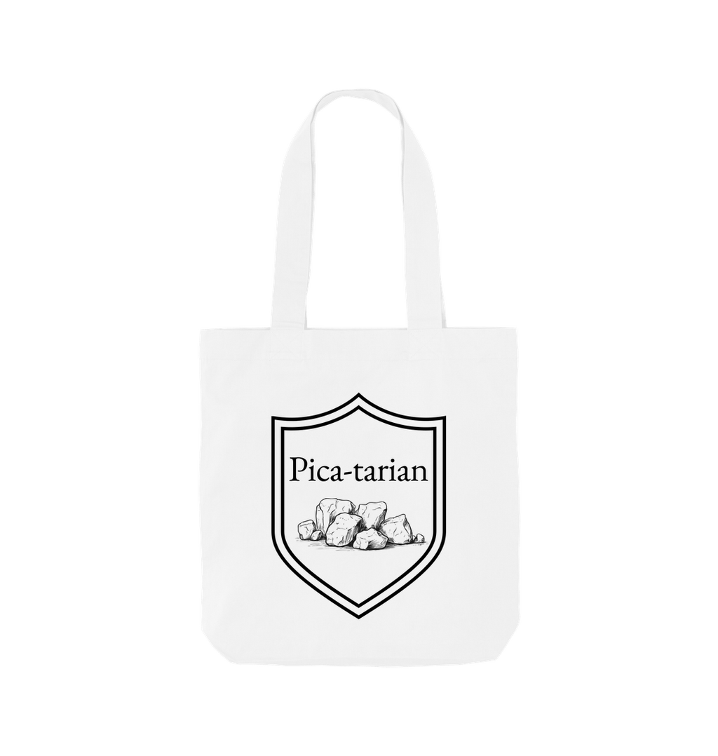 White Printed Bag