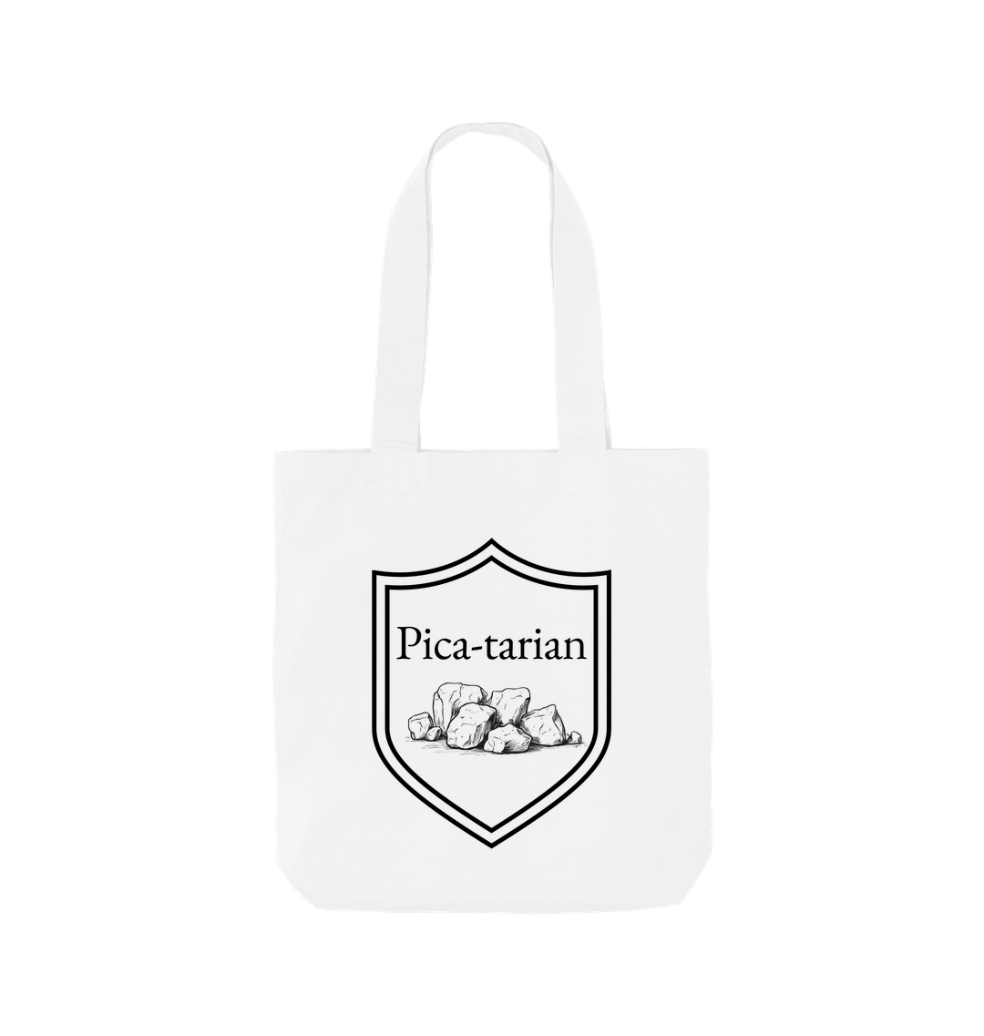 White Printed Bag