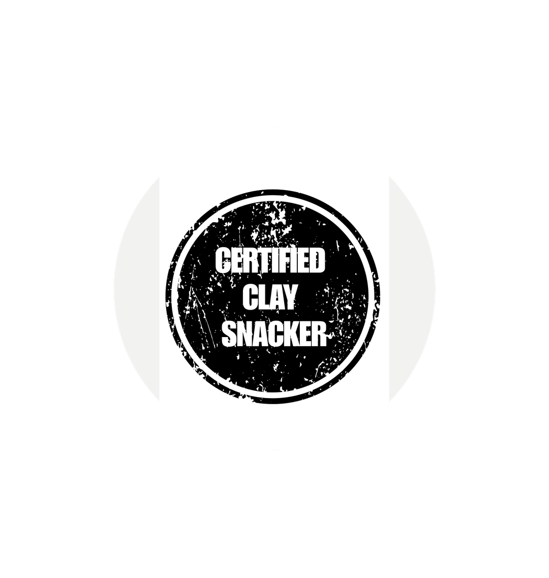 White Printed Circle Sticker
