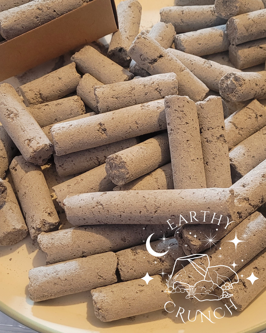 Rose Clay's Dark Smoky Sticks  - Deep Smoky Indian Clay treats