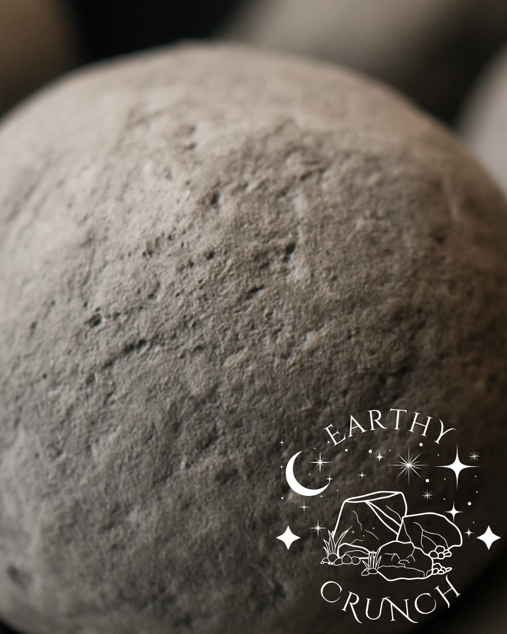 Black Slate Balls with crumbs - Shale Stone treats for Pica/Geophagia