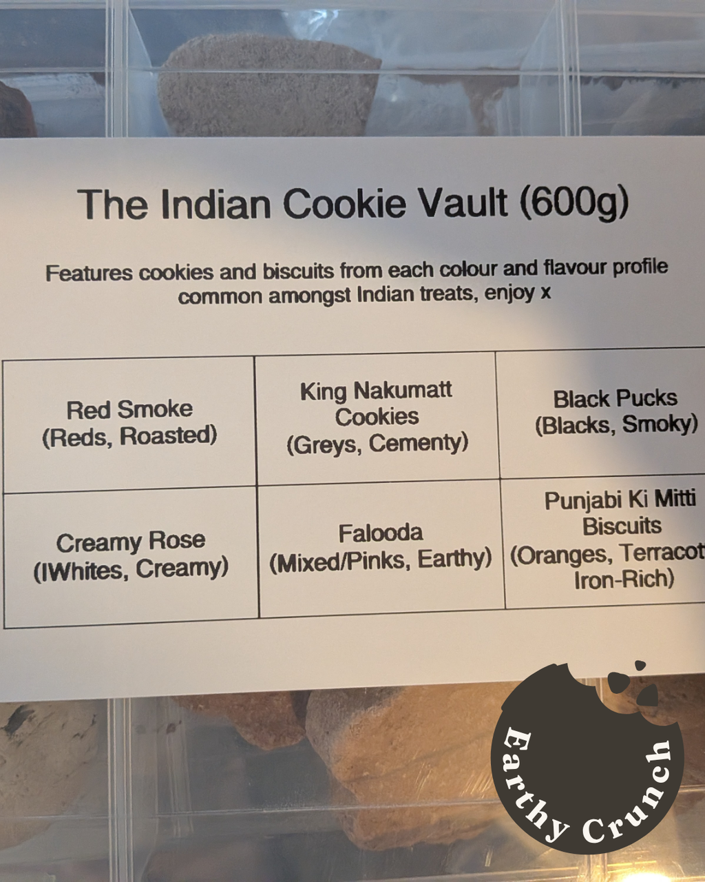 The Indian Cookie Vault – Indian Clay Cookie and Biscuit Samples (with Stash Box to keep)