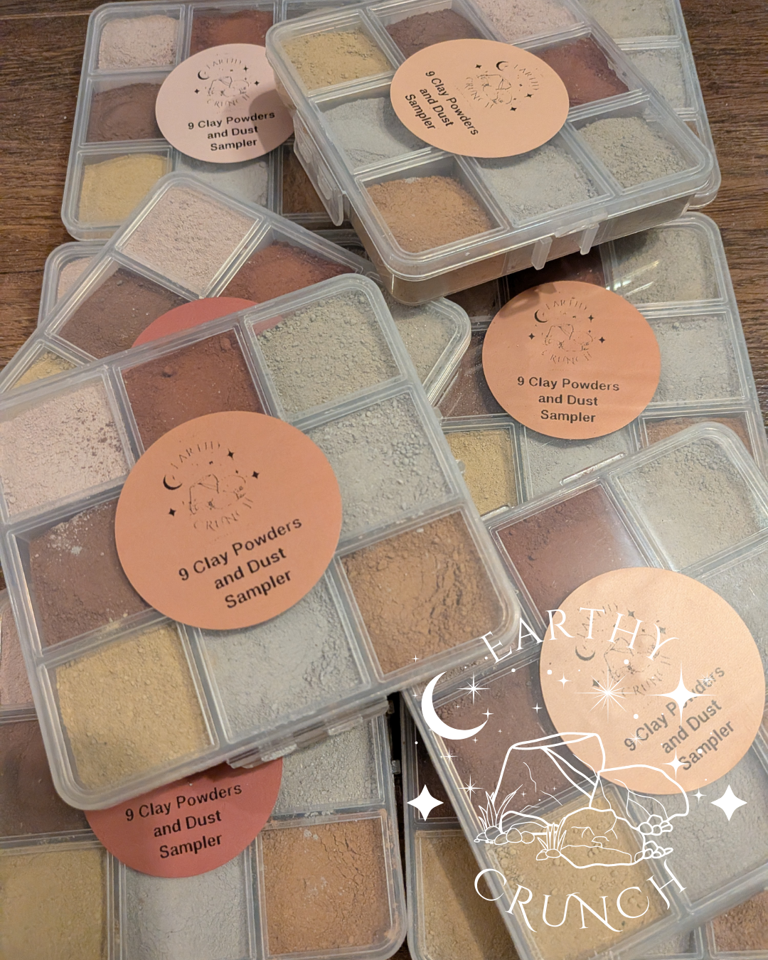 9 Indian Clay Powder and Dust Sampler