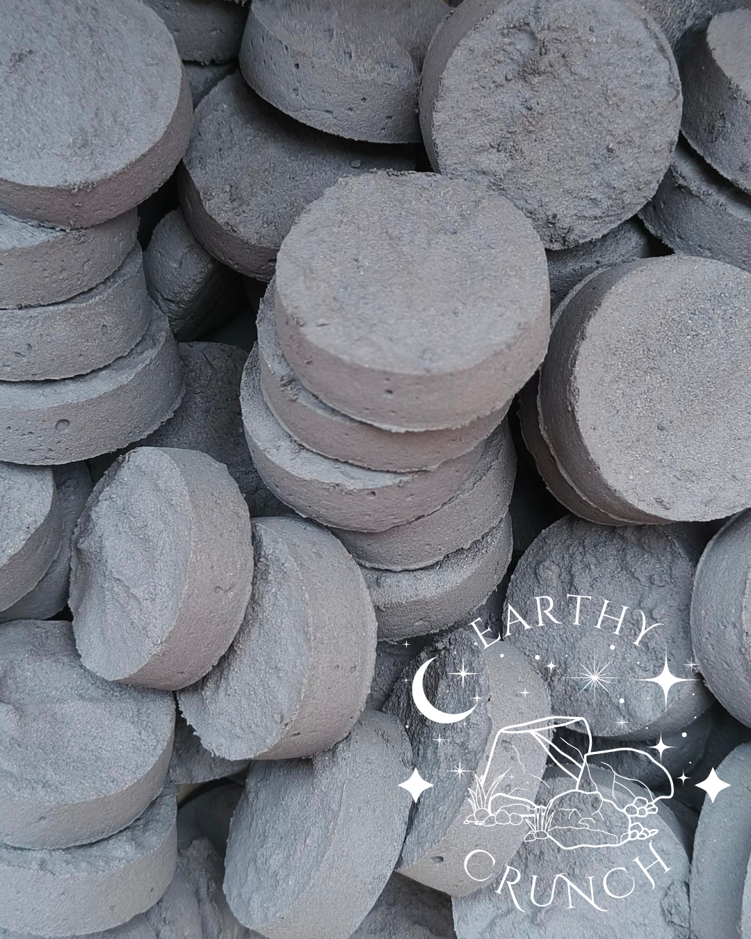 Black Pucks - Smoky Indian Clay treats